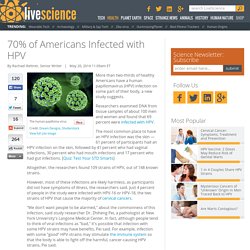 70% of Americans Infected with HPV