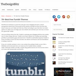 70+ Best Free Tumblr Themes - Flock