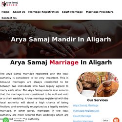 7065293001 - Arya Samaj Mandir In Aligarh