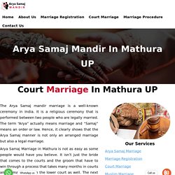 7065293001 - Arya Samaj Mandir In Mathura