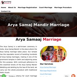 7065293001 - Arya Samaj Marriage