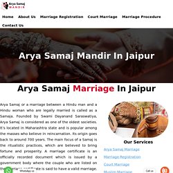 7065293001 - Arya Samaj Mandir In Jaipur