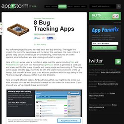 8 Bug Tracking Apps