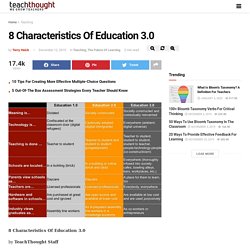 8 Characteristics Of Education 3.0 -