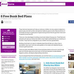 8 Free Bunk Bed Plans