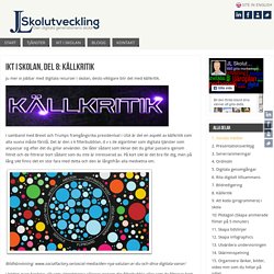 del 8: Källkritik – JL Skolutveckling