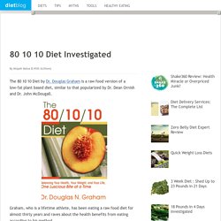 80 10 10 Diet