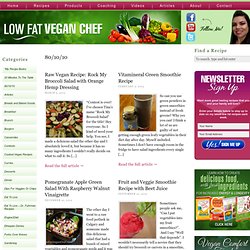 80/10/10 — Low Fat Vegan Chef Recipes