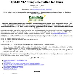 802.1Q VLAN implementation for Linux