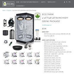 Eco Farm 4*4FT(48*48*80inch) DIY Grow Package for Sale - GrowPackage.com