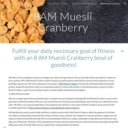 8AM Muesli Cranberry