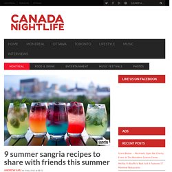 9 best summer sangria recipes