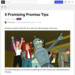 9 Promising Promise Tips