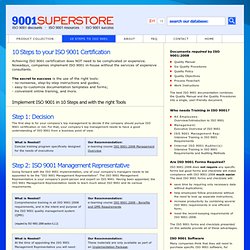 ISO 9001 in 10 Steps