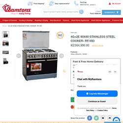 4G+2E 90X60 STAINLESS STEEL COOKER- RF/493