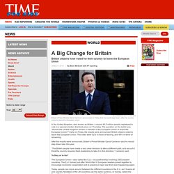 A Big Change for Britain