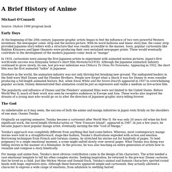 A Brief History of Anime