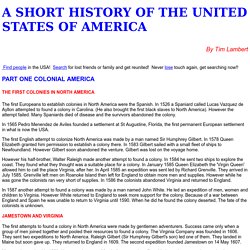 A Brief History of The USA