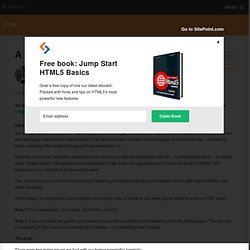 Guide to HTML Email