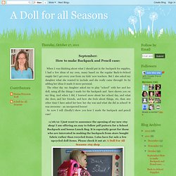 A Doll for all Seasons