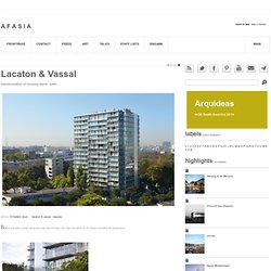 Lacaton & Vassal transformation of housing block . paris