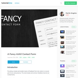 A Fancy AJAX Contact Form