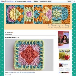 A Granny A Day: 6" squares