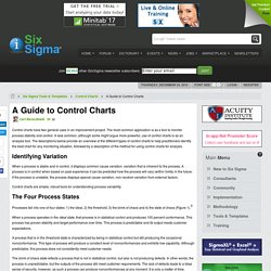 A Guide to Control Charts