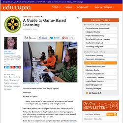 A Guide to Game-Based Learning