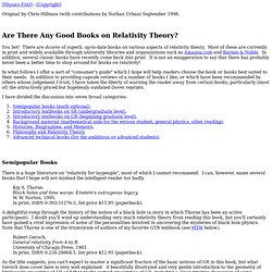 A Guide to Relativity Books