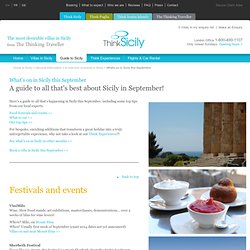A guide to Sicily in September