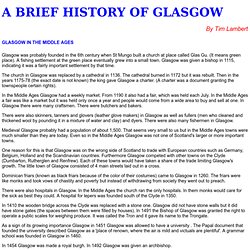A History of Glasgow