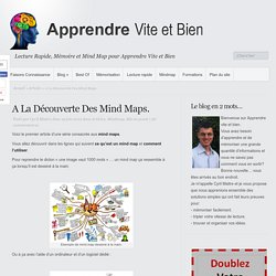 A La Découverte Des Mind Maps.