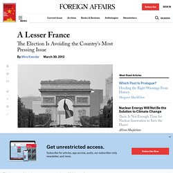 A Lesser France