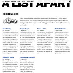 A List Apart: Topics: Design: Layout