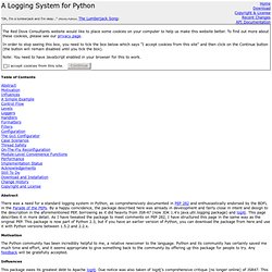 A Logging System for Python