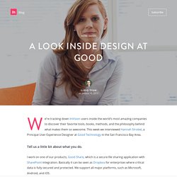 A Look Inside Design at Good