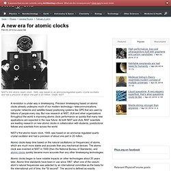 A new era for atomic clocks