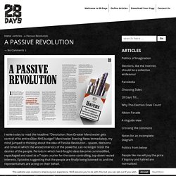 A Passive Revolution - 28 Days