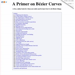 Bezier curves - a primer