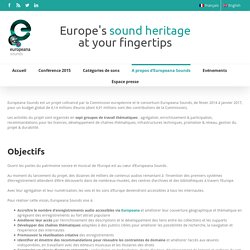 A propos d’Europeana Sounds