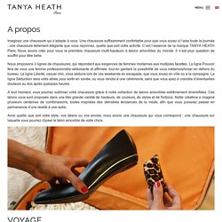 A propos - TANYA HEATH Paris