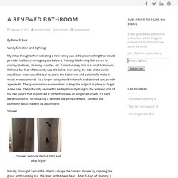 A Renewed Bathroom