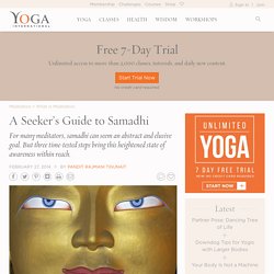 A Seeker’s Guide to Samadhi