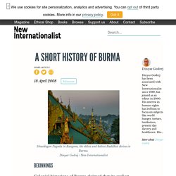 A Short History of Burma