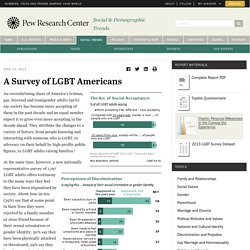 A Survey of LGBT Americans - Pew Research