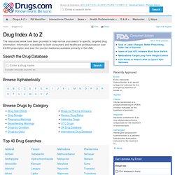 Drug Information from Drugs