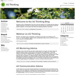 A3 Thinking