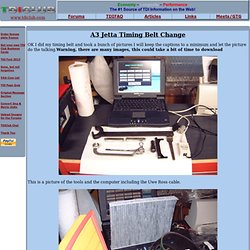 A3 Timing Belt Change