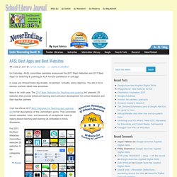 AASL Best Apps and Best Websites